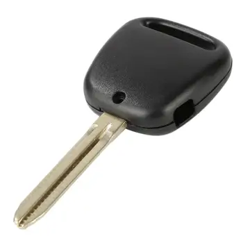 2022 Araba Anahtarı Kabuk İle TOYOTA İçin Logo Otomatik Uzaktan Düğmeler Anahtar Kabuk Araba 1 Düğmeler Yedek Anahtar Kabuk