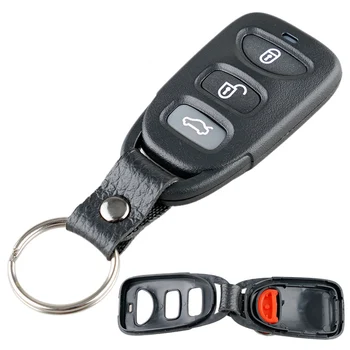 3 + 1 Düğmeler Uzaktan Araba Anahtarı Kabuk için Fit Hyundai Elantra Sonata / Kia Carens