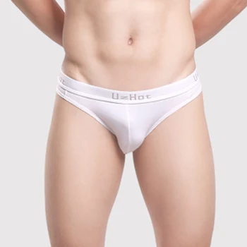 Erkek Seksi Külot Mektup Baskılı pamuk iç çamaşırı Low-rise Bikini Erkek Moda Kılıfı Külot Konfor Fit Külot Adam İçin 2XL