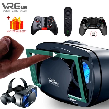 Sanal Gerçeklik Viar VR Gözlük 3D Kulaklık Kask Gözlük Akıllı telefon Telefon İçin Cihaz Lensler Akıllı Hedset VRG Pro Gogle Çocuk