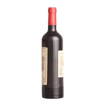 Yaratıcı Açık Alev Çakmak kırmızı şarap şişesi Taşınabilir Şişme Moda Plastik Encendedor Bütan Gaz İsqueiro Erkek Hediye